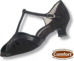 Diamant latina dámská taneční obuv černá
